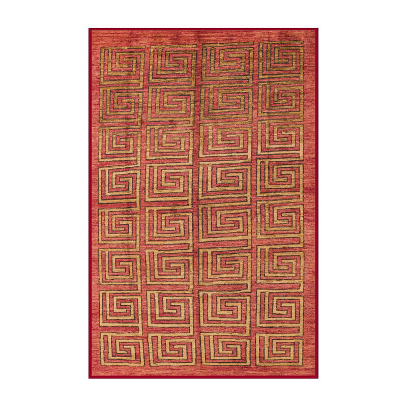 Abstract Indoor Rug, Rectangle 8' x 10'