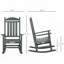 Chaise berçante d'extérieur 2 pièces