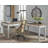 Heraldas L-Shaped Computer Desk with Built-In Electrical Outlet