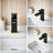 Solid Brass Single Handle Bathroom Faucet, Single Hole Bathroom Sink Faucet with Drain Assembly & Deck Plate-71787924