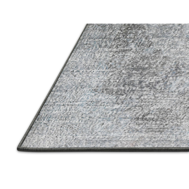 Tapis traditionnel blanc / gris, Rectangle 2 pi x 4 pi