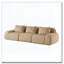 Canapé modulaire modulaire pour le salon, tissu en flanelle, très texturé, canapé 3 places surdimensionné-1483307225-1483307223-1483307222