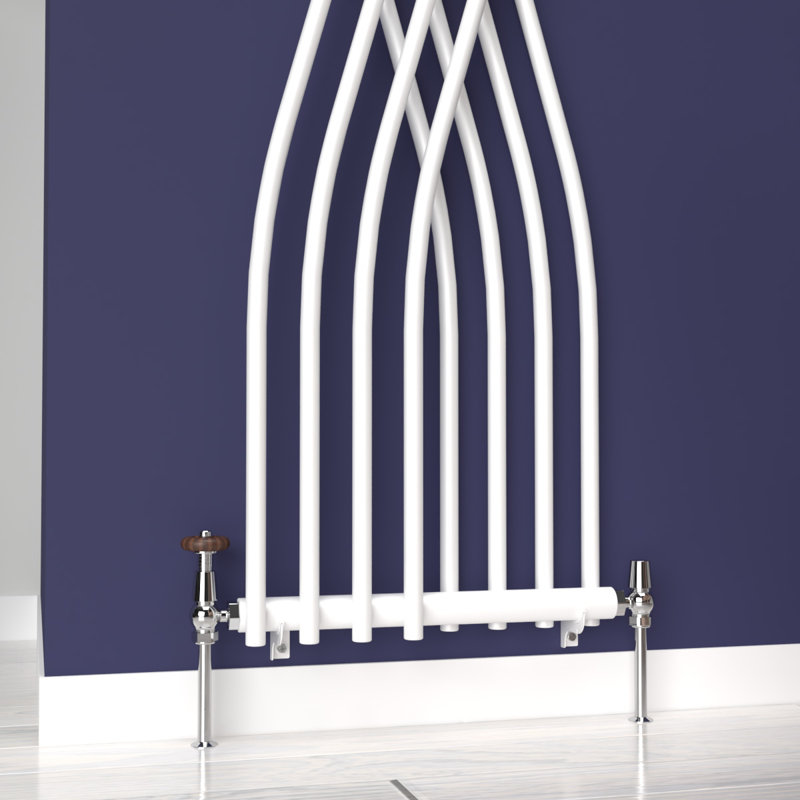 Oval Panel Radiators, White