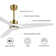 Antinisha 60" Solid Wood 3-Blade Propeller LED Ceiling Fan with Light Kit and Remote Control