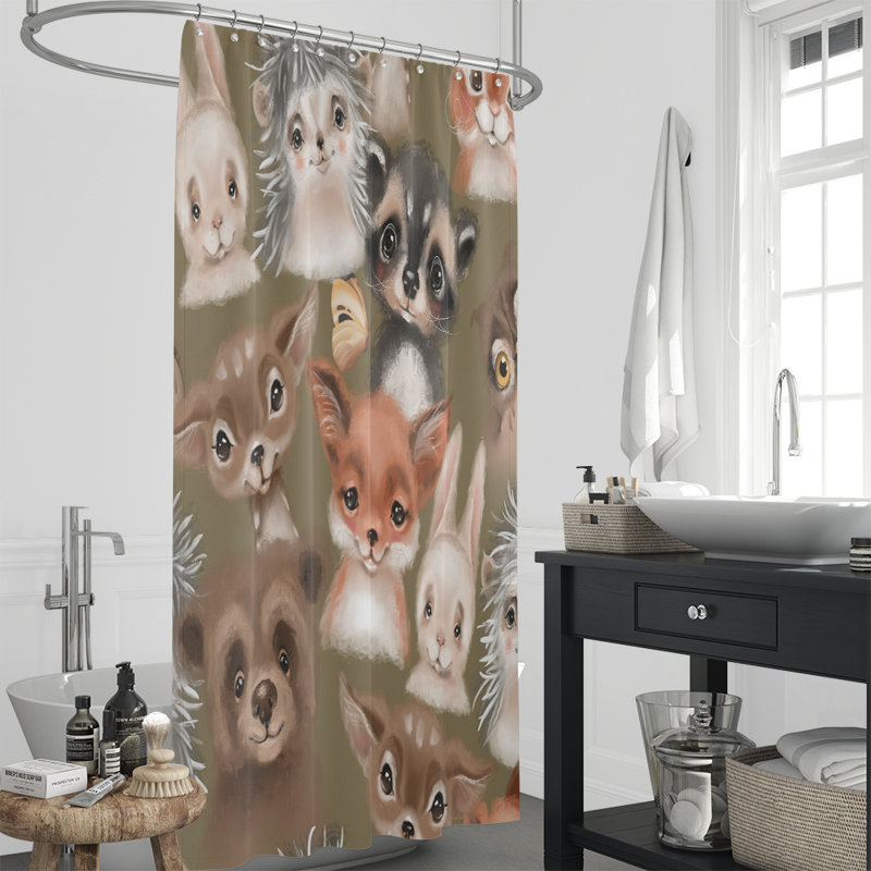 Harty Shower Curtain, 72" H x 70" W