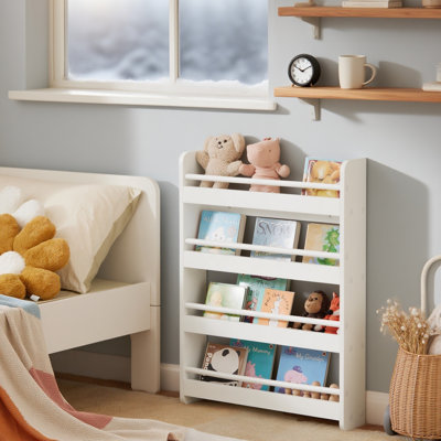 Escobar 80cm H X 60cm W Solid Wood Education Standard Kids Bookcase