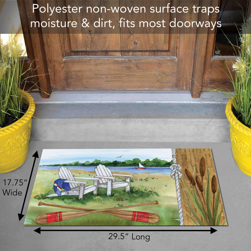 Lake Side Indoor/Outdoor Welcome Mat