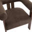 Fauteuil d'appoint rembourré à accoudoirs ronds-1000098955