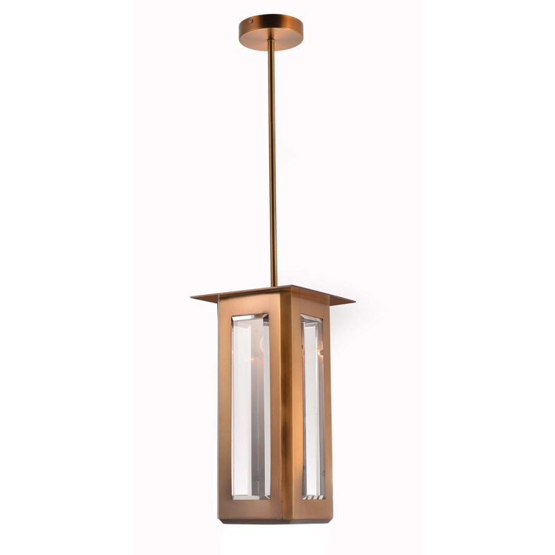 Sidibe 1 - Light Single Pendant, Burnished Brass