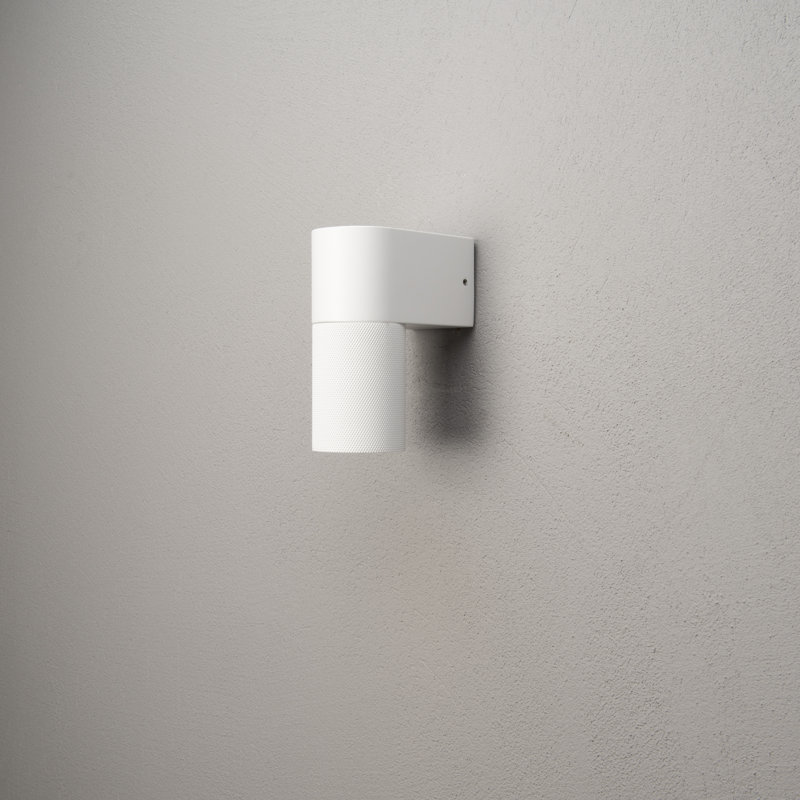 Temi 1 Down Outdoor Wall Light, White