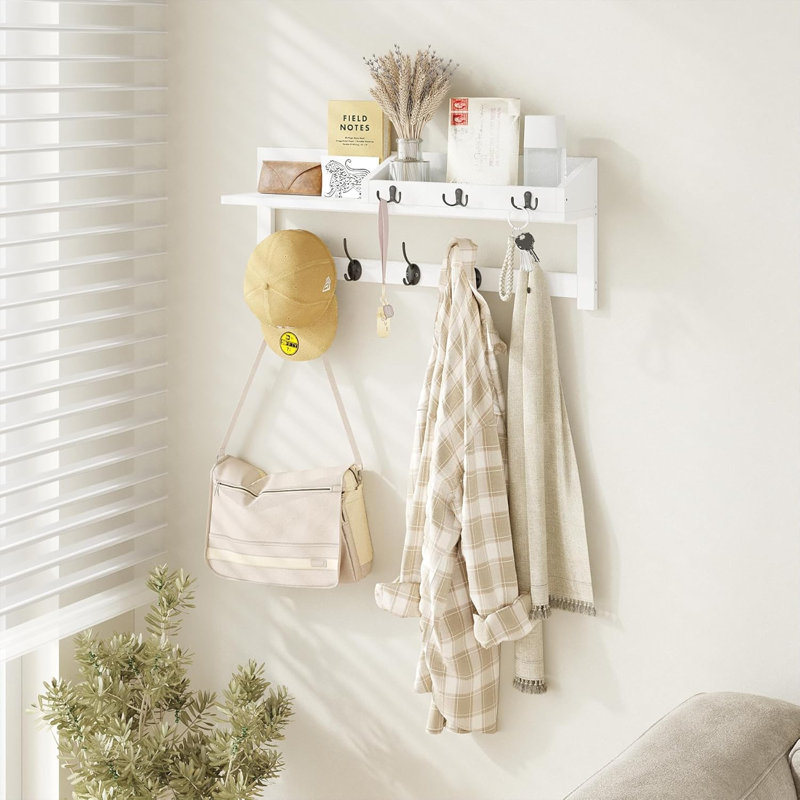 Tablette murale 26,57 pouces, Blanc