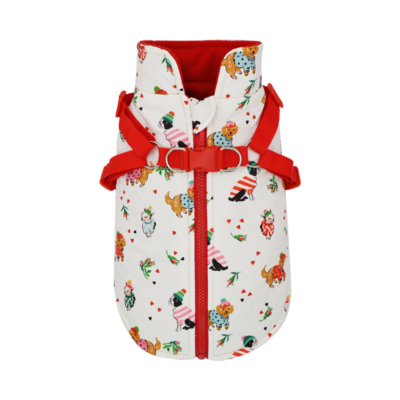 Cath Kidston Hearts & Roses Coat & Harness Small