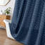 Rideau de douche doux à chevrons en tissu doux avec œillets, décor de salle de bain de style campagne moderne, polyester lavable à la machine-1095952268