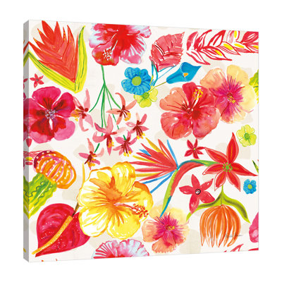 "Tutti Frutti", toile tendue par Farida Zaman