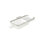 Panier Deltana WBR1051HU14, 10 3/8 po, rectangulaire profond et peu profond, avec crochet en nickel poli