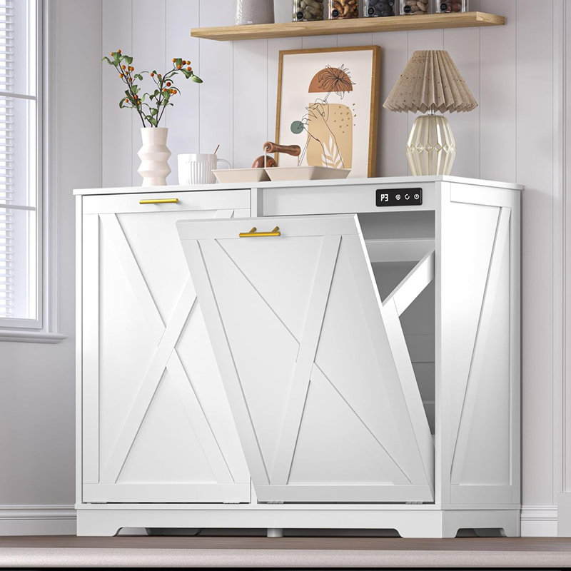 Armoire pour canettes avec 2 bacs