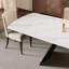 Table de salle à manger extensible de 65 à 94,5 po pour 8 à 8 mois avec plateau en pierre frittée Moiser-209646210