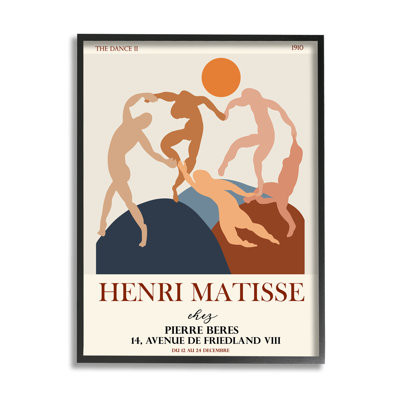 Matisse, cercle de danse en terre cuite, formes abstraites superposées