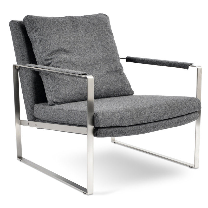 Fauteuil Zara, Gris foncé