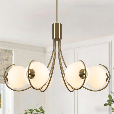 Lustre spoutnik moderne 6 lumières pour le salon de la salle à manger