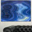 Corwin «Blue Agate Stone Design», impression abstraite-35105587-35105580