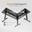 Bureau pour travailler debout en L à hauteur ajustable de 63 po Schlater-293063986-293063999