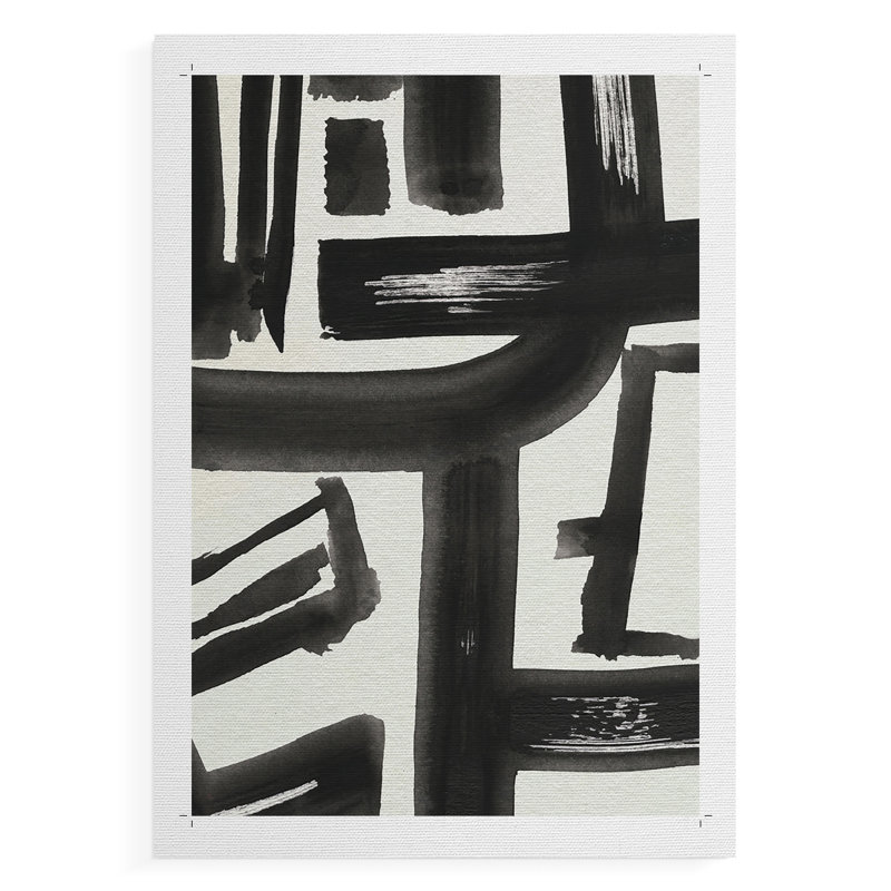 Inkwell Intersect II -Canvas Print Only - NOT FRAMED, 36" H x 24" W