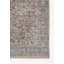 Tapis oriental en polyester tissé à la machine en rouge-84961955