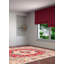 Tapis bleu marine / rouge / brun clair en laine nouée à la main 6 pi x 9 pi 3 po One Age of a Kind Kind