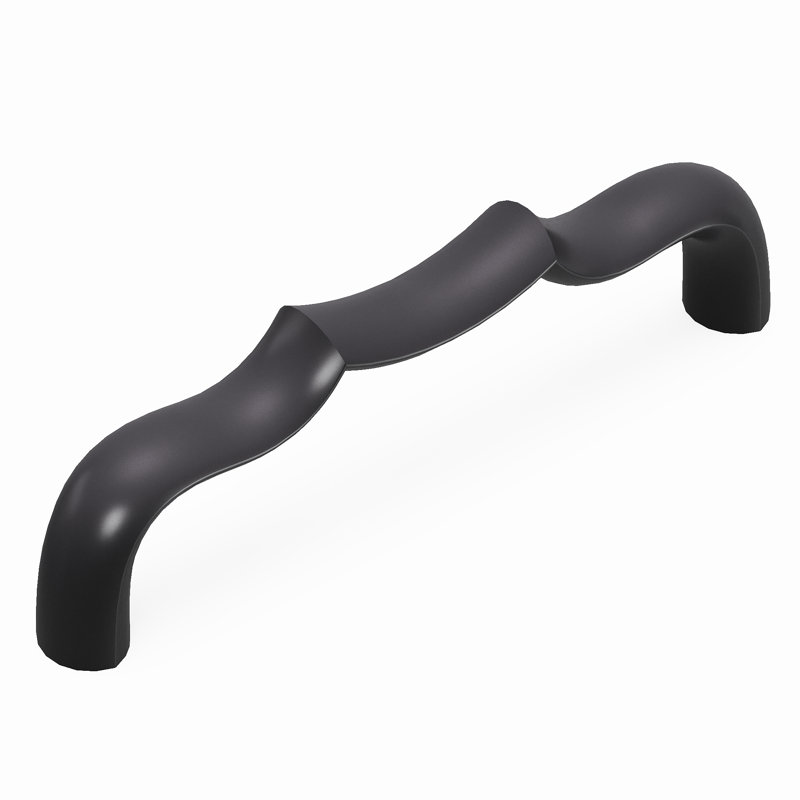 Trellis Bar Pull, 3-3/4", Matte Black