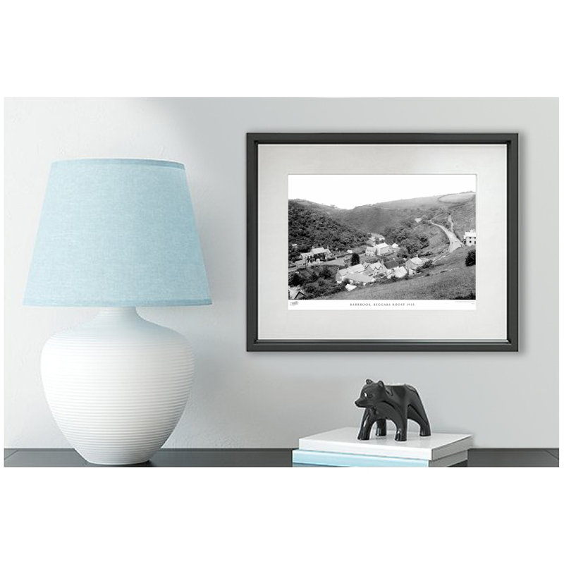 Barbrook, Beggars Roost 1935 - Single Picture Frame Print, 40cm H x 50cm W x 2.3cm D