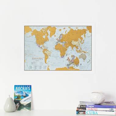 Scratch Map Poster_World Map_World Maps