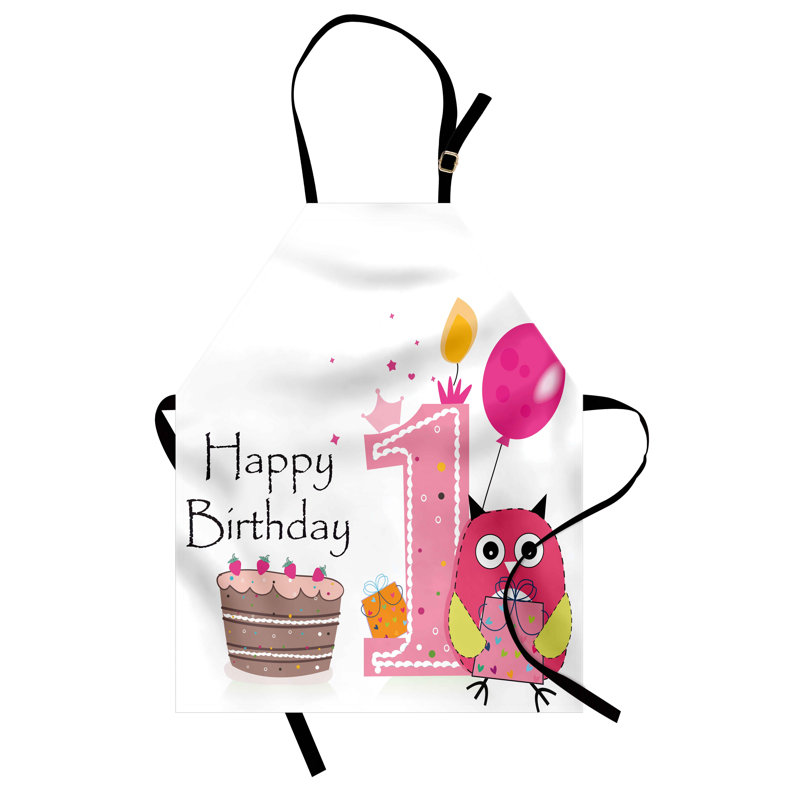 Birthday No Pattern Bib Apron