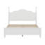 Ensemble de chambre à coucher 3 pièces - Lit plateforme double en bois et 2 tables de chevet