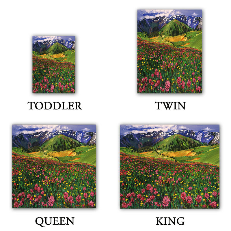 Ensemble de housse de couette en microfibre DiaNoche par David Lloyd Glover - Wildflowers