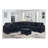 Sectional Sofa, Dark Blue