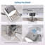  Ventilateur de plafond réversible à intensité variable de 39,4 po avec projecteurs à DEL, télécommande et application-766233649