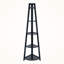 Étagère d'angle à 5 niveaux à structure en A à finition noire Forrest, H 57,72 po x l 18,27 po x P 12,87 po Forrest