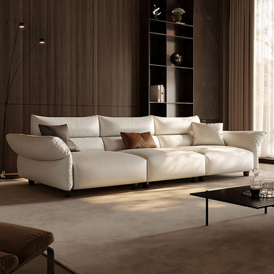 Modern and simple cowhide sofa