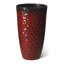 23.75"H Set Of 2 Oversized Eco-Friendly PP And Stone Honeycomb Textured Green Tall Plastic Planter-1826970742