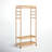 Liev 30.7'' Bamboo Rolling Clothing Rack-1102326724