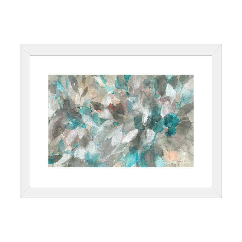 « Abstract nature » par Danhui nai, reproduction d’art, Blanc, H 16 po x l 24 po x P 1 po, Papier encadré blanc