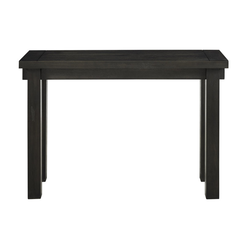 Lamartine 112cm Solid Wood Console Table, Black