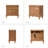 Arthelia Traditional 28.37''W 3-Drawer Nightstand with Charging Station and Pull-out Shelf-1386251201