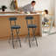 2 chaises hautes avec tabouret pliant-1076091749