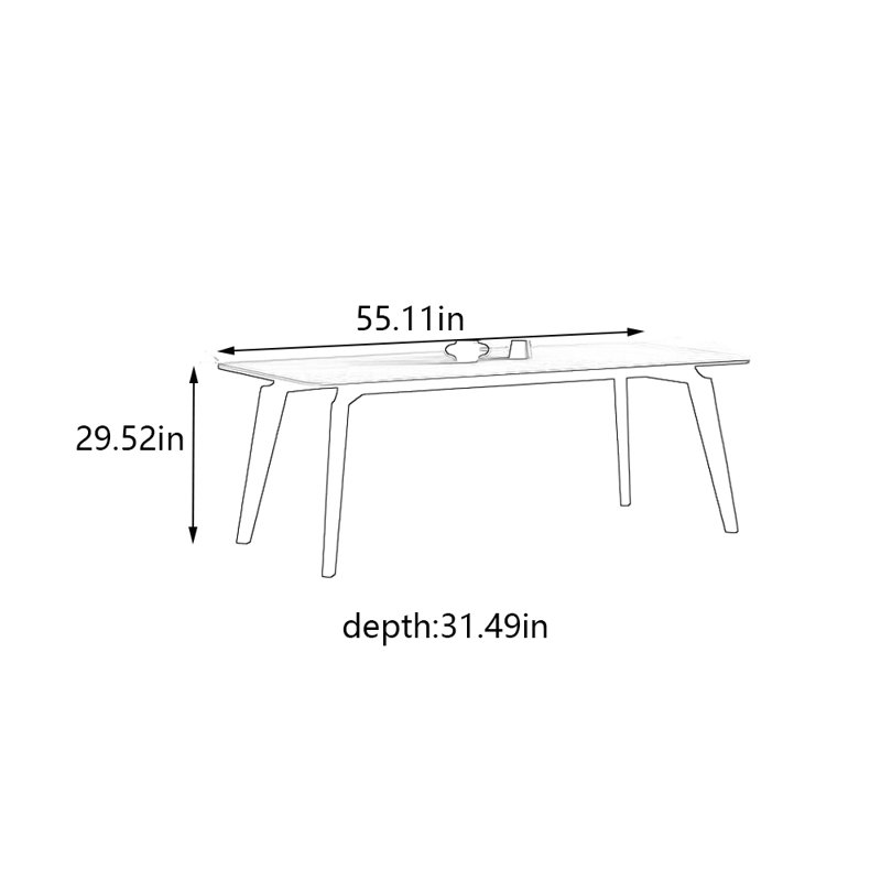 Safire, 29.52"H x 55.11"L x 31.49"W