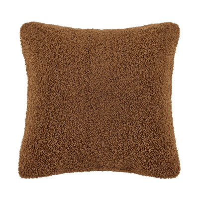 Teddy Soft Plush Textured Boucle Cozy Fluffy Classic Chic Modern Rustic Decorative Pillow