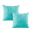 Housse de coussin réversible en velours texturé Euro-114189959
