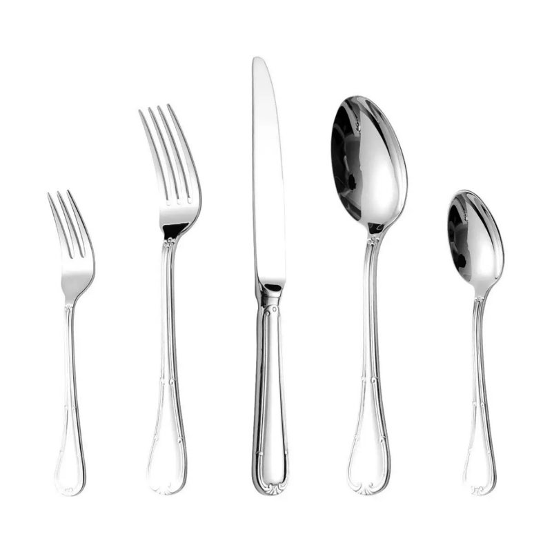Ensemble de 20 couteaux à steak en acier inoxydable 304 de qualité supérieure avec un design festonné élégant pour le restaurant et la maison