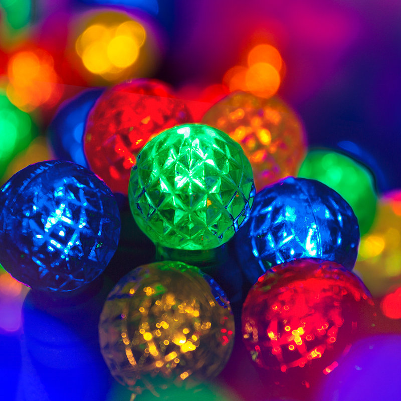 70-Light LED Mini Globe String Lights, Multicolor